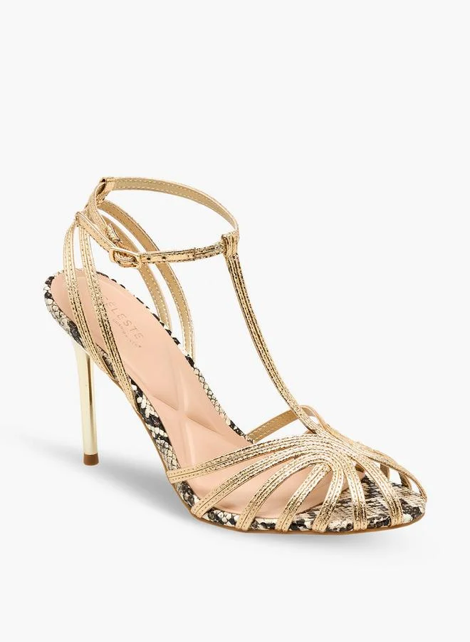 سيليست Women Strappy Stiletto Heel Sandals