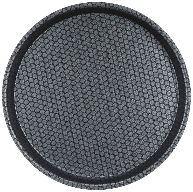 Trueval Round Teflon Pizza Pan, Size 24 - Maroon - Image 3