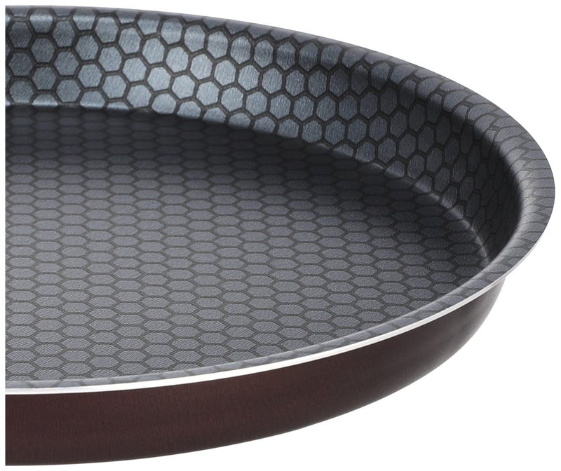 Trueval Round Teflon Pizza Pan, Size 24 - Maroon - Image 2