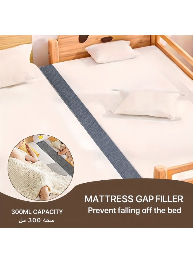 Texstead 1pc Bed Gap Filler, Mattress Extender Filler for Headboard Gap Between Mattress and Wall, Bed Space Crack for Bed, Sofa, Bed Rails, High-Density Foam, Removable and Washable Cover - Image 5