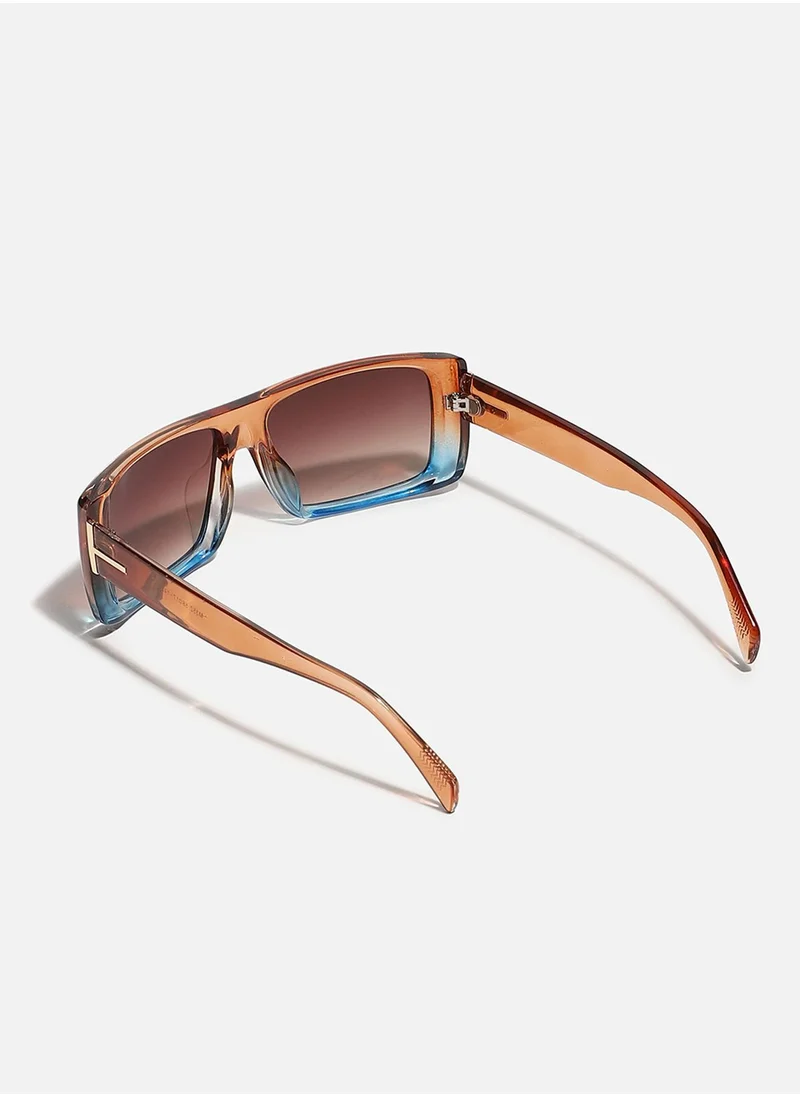 صوص هاوت Gradient Rectangular Sunglass