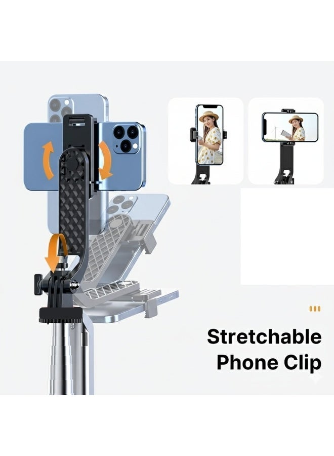 ني فو عصا سيلفي NeePho NP-L7 مع ترايبود وريموت – طول 1.85 متر – خفيفة ومحمولة – متوافقة مع Android و iOS – لون اسود - Image 3