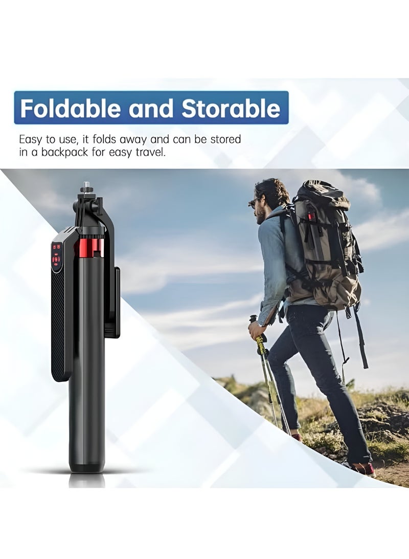 ني فو عصا سيلفي NeePho NP-L7 مع ترايبود وريموت – طول 1.85 متر – خفيفة ومحمولة – متوافقة مع Android و iOS – لون اسود - Image 4