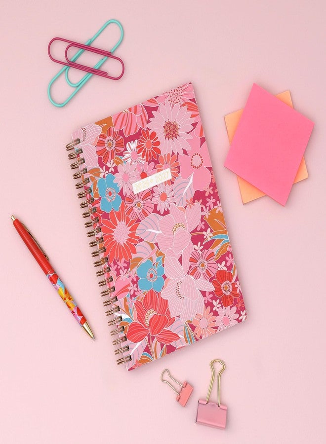 Blue Sky Color Me Courtney 2026-2027 Weekly and Monthly Academic Year Planner Calendar, July 2026 - June 2027, 5" x 8", Flexible Cover, Wirebound, Laminated Tabs, Storage Pocket, Includes Stickers, Bloom Pink - Image 2