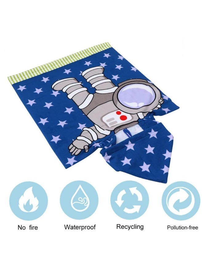 جيه زد اس منشفة شاطئ بغطاء رأس للأطفال من JZS للأطفال من عمر 1 إلى 6 سنوات، مصنوعة من الألياف الدقيقة الناعمة فائقة الامتصاص، متعددة الاستخدامات للحمام والسباحة والمسبح والدش ورائد الفضاء - Image 4