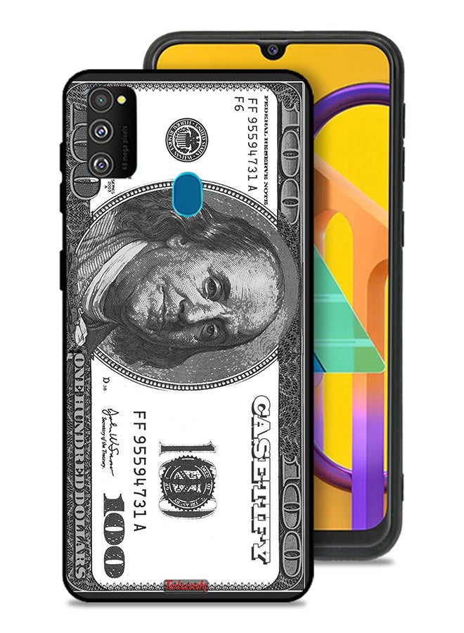 Tolwak Samsung Galaxy M30s Protective Case Cover Dollar Pattern - Image 1