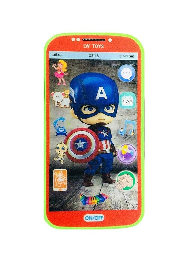 SAJANI Kid'S Digital Mobile Phone With Touch Screen Feature Amazing Sound And Light Toy (Color And Design May Vary)  - Image 1