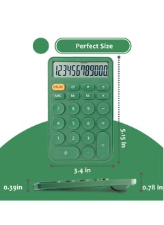 Excefore Calculator, Desktop Large Display and Buttons, Mechanical Switch Calculator 12 Digit for Office, School, Home & Business Use, Automatic Sleep, with Battery  - Image 2