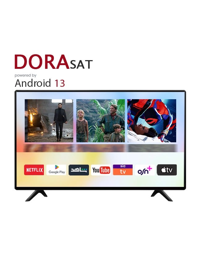 Dora Sat 50 inch Smart TV - with Android 13 Operating System - 4K UHD - Model DST50U+ Wall mount Free - Image 2