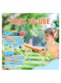 Y&D Water Squirter for Kids 4 Pack 35ft Range Shooter Summer Swimming Pool Beach Outdoor Shooter Toys Kids Boys Girls Adults  - Image 4