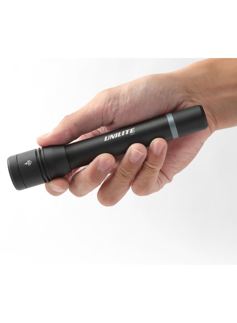 Unilite Uk F2 375 Lumen 2Xaaa Cree Focus Flashlight - Image 4