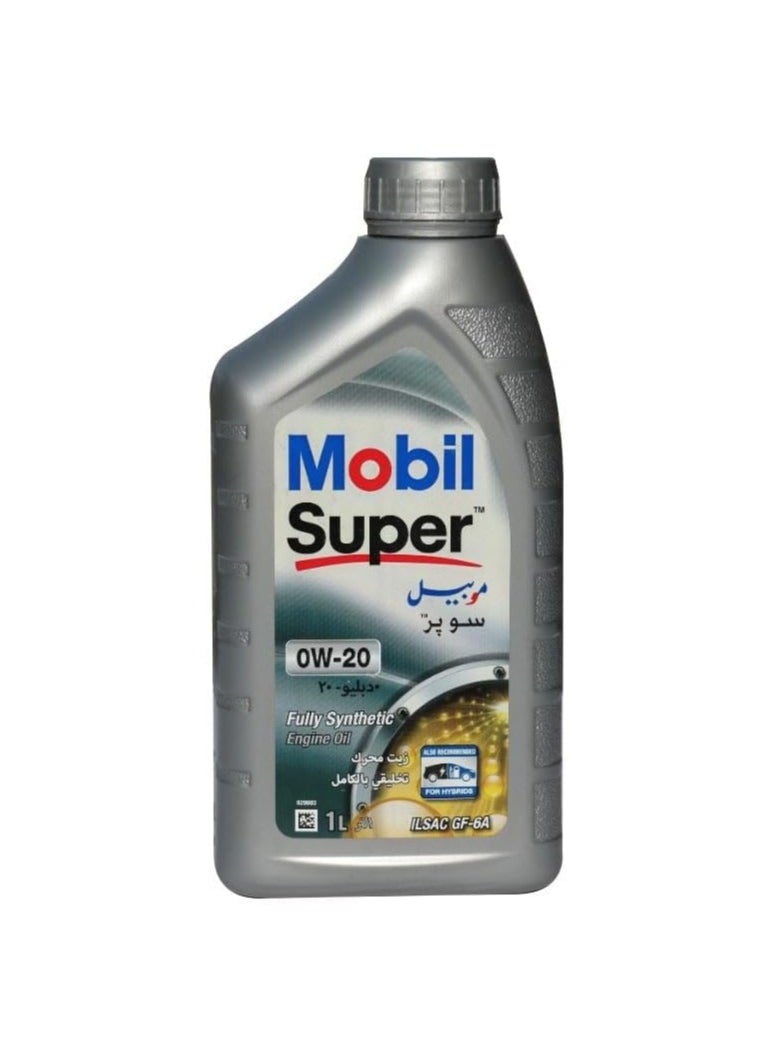 Mobil - Mobil Super 0W-20 Fully Synthetic Engine Oil | Advanced Protection & Smooth Performance 1L - Image 1