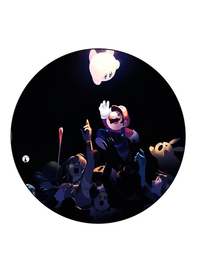 RKN Video Game Super Mario Printed Mouse Pad  Multicolour