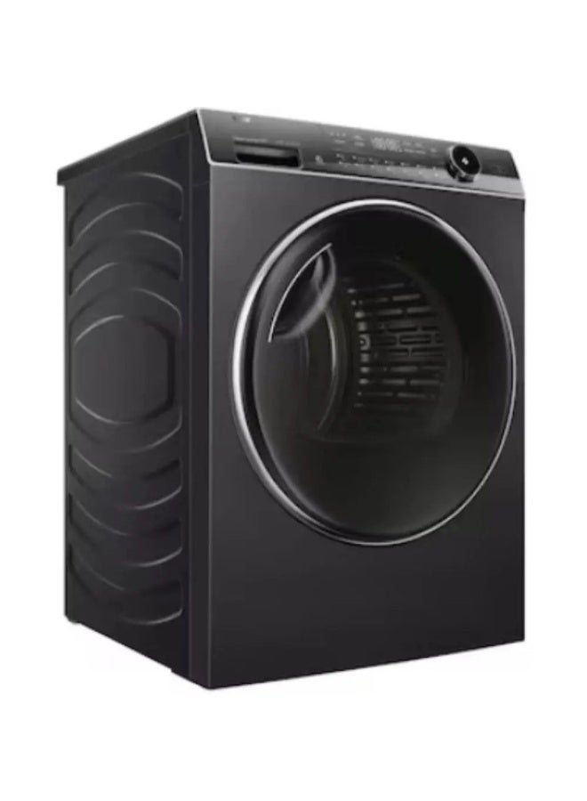 هاير مجفف هاير تحميل أمامي 10 كجم، محرك BLDC، فولاذ مقاوم للصدأ، فضي، HD100-A5979S8U1 - Image 2