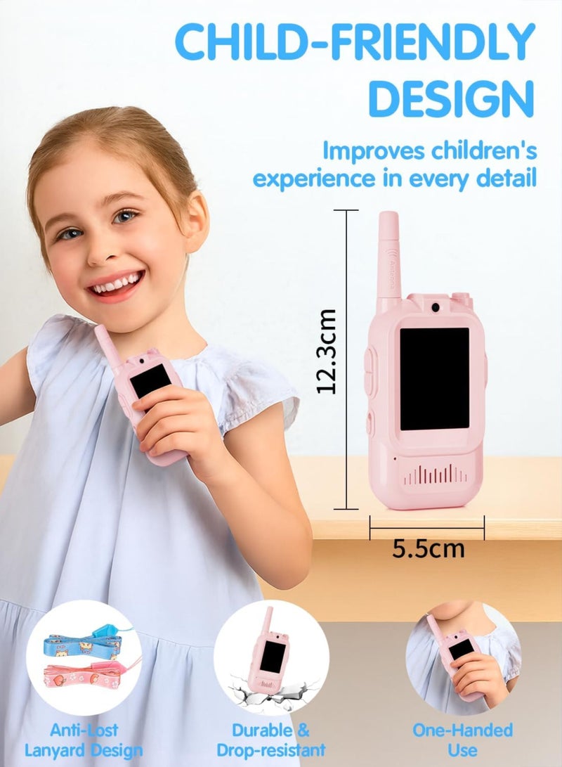 Rally Kids Video Calling Device (2 Pack), HD Video Intercom for Kids, Digital Video Messenger with Rechargeable Battery, Portable Handheld Communicator, Clear Sound & Easy Buttons, Perfect Gift for Boys & Girls - Image 5