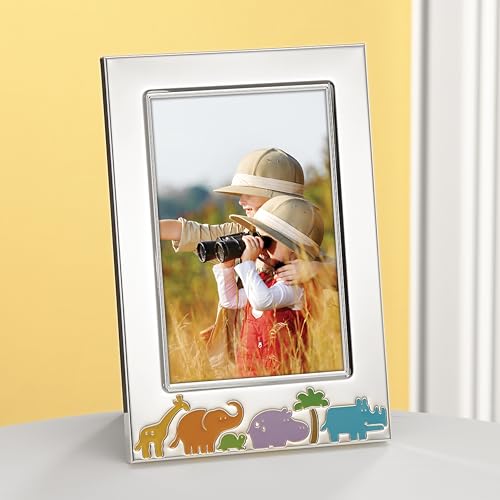 Reed & Barton إطار ريد وبارتون 9146 موكب الغابة من الفضة المطلية 4" × 6" - Image 2