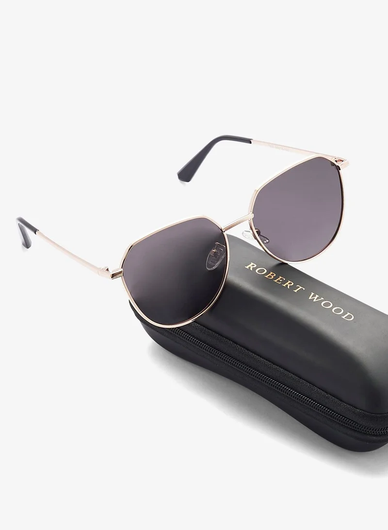 Robert Wood  Polarized Lens Round Sunglasses for Men | Best Price UAE