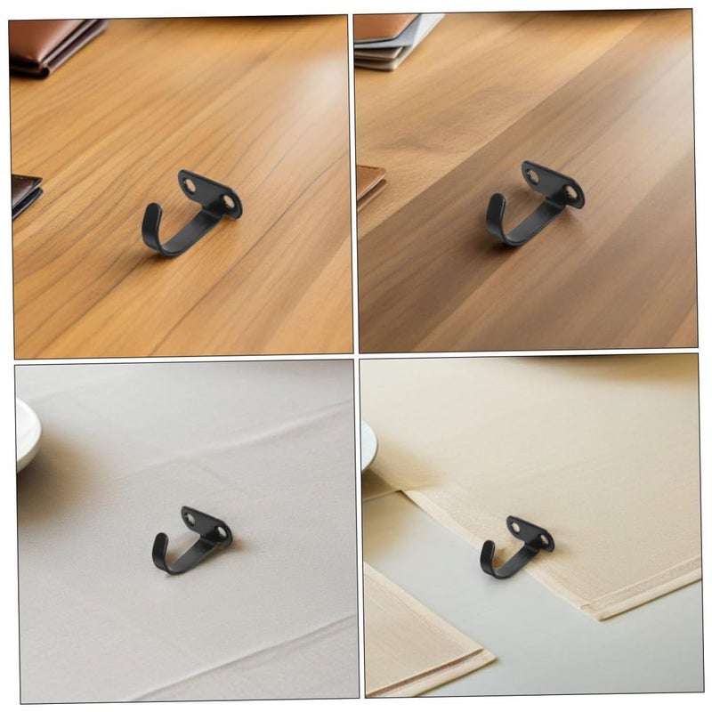 Stainless Steel Ceiling Mounted Heavy Duty Screw Mounted Robe And Towel Hangers 20pcs For Kitchen Bathroom Cabinets Garage Under Shelf Storage - Image 4