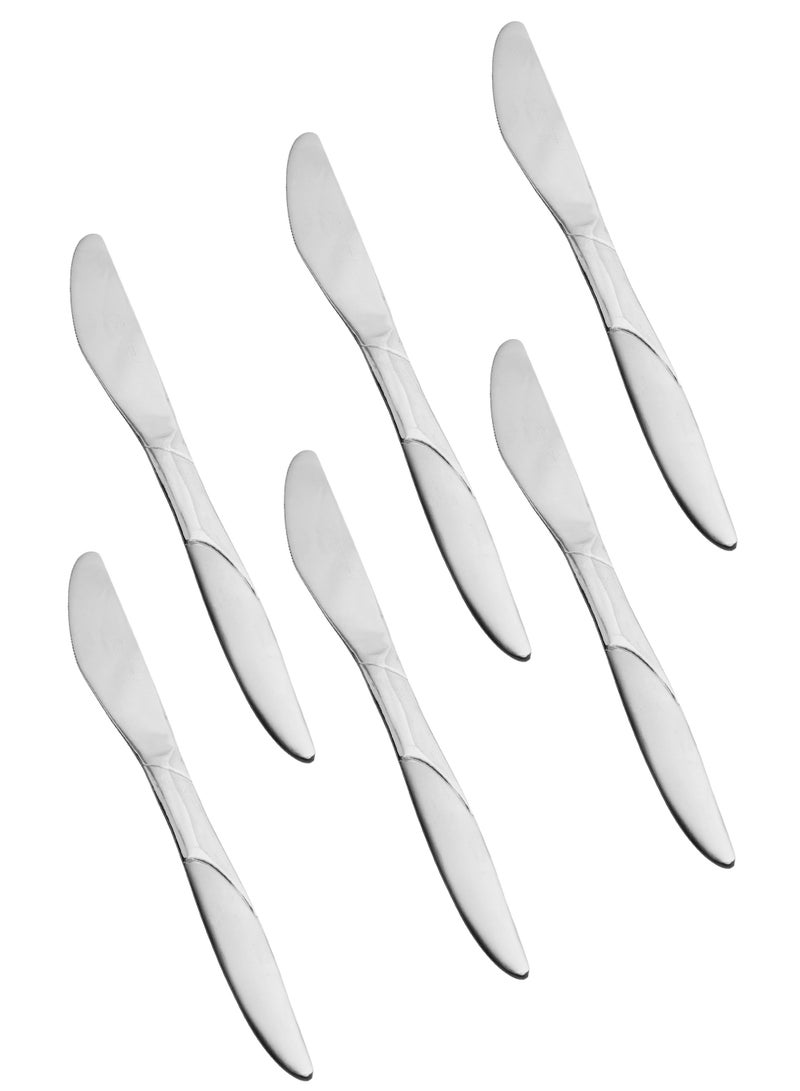 Hic Japanese stainless steel dinner knife set 6 pieces  - Image 1