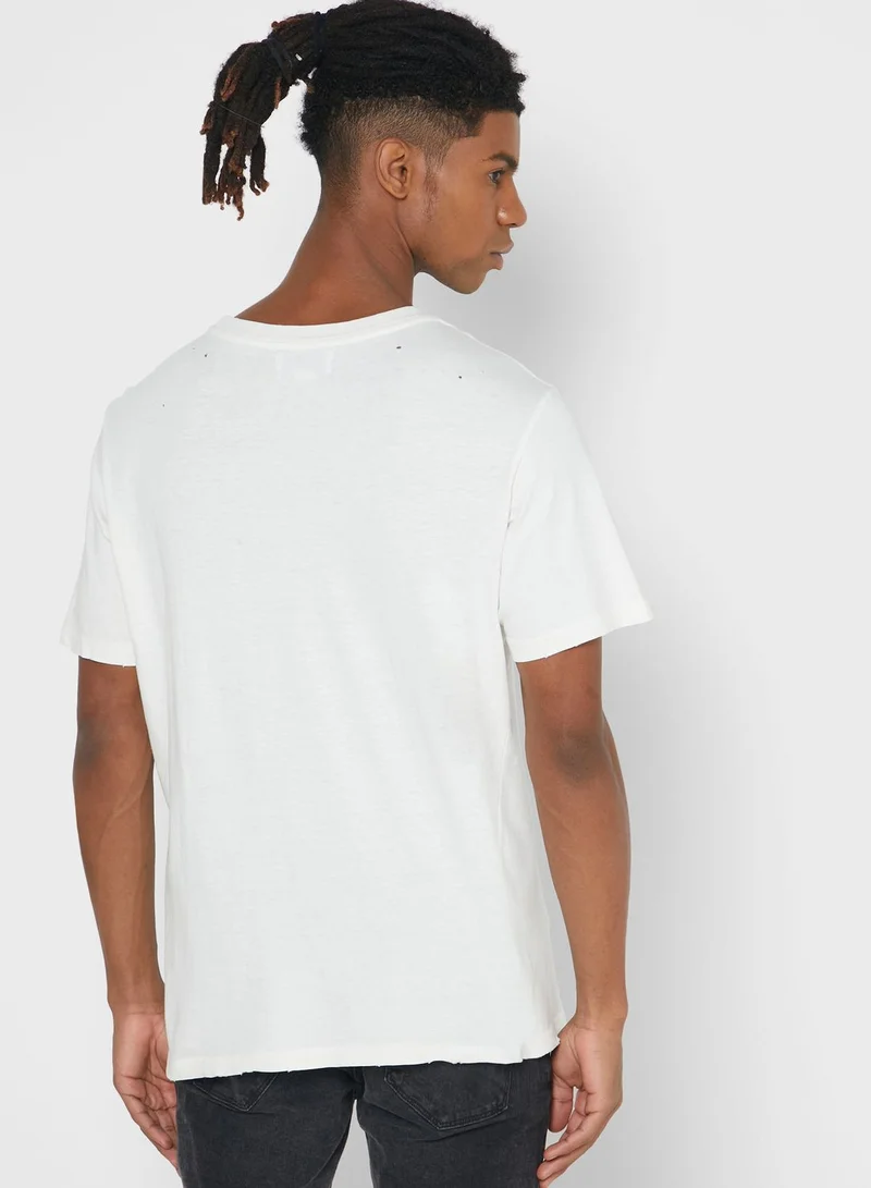 Cotton On Coast To Coast USA Crew Neck T-Shirt