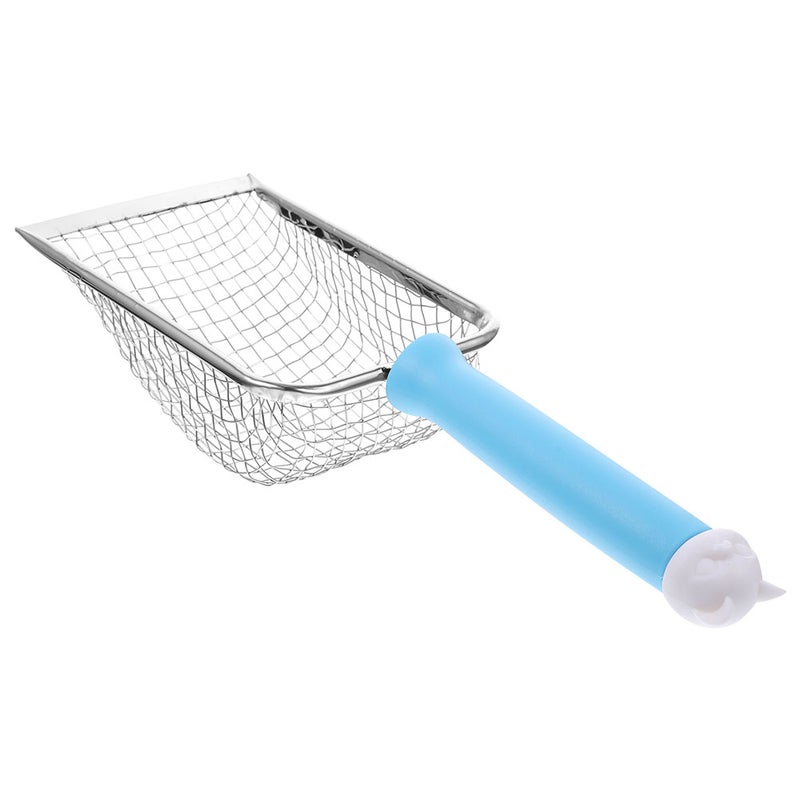Stainless Steel Cat Litter Scoop Cat Litter Scooper Pets Litter Scoop Litter Shovel Cat Litter Scoop Metal Mesh Scooper For Cat Litter Box Pet Supplies - Image 4