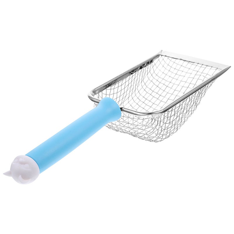 Stainless Steel Cat Litter Scoop Cat Litter Scooper Pets Litter Scoop Litter Shovel Cat Litter Scoop Metal Mesh Scooper For Cat Litter Box Pet Supplies - Image 5