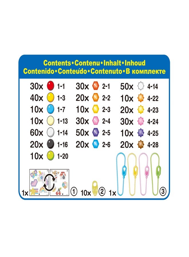 Aquabeads Arts & Crafts Charm Maker Theme Refill with Beads, Templates and Keychains Includes 1 playset - Image 3