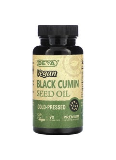 Deva Deva, Vegan Black Cumin Seed Oil, 500 mg, 90 Vegan Caps  - Image 1
