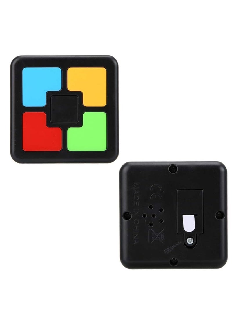 SOLARAE Memory Training Puzzle Toy, Game Kids Electronic Memory Game Plastic Interaction Intelligent Music Light Educational Brain Teaser Memory Game for Boys Girls Single Hand Kids Interaction Consoleearly - Image 5