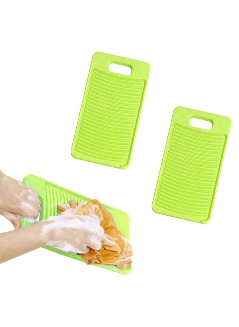 Y&D 2 Piece Plastic Mini Washboard Children'S Shirt Cleaning Household WashboardWith You When Traveling Or Camping - Image 1