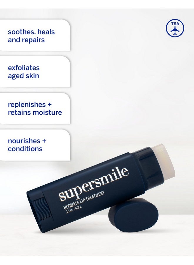 Supersmile Ultimate Lip Treatment Healing Chapstick For Dry Cracked Lips Nourishing Lip Balm With Collagen & Shea Butter Hydrating Lip Plumper & Soothing Lip Moisturizer - Image 3