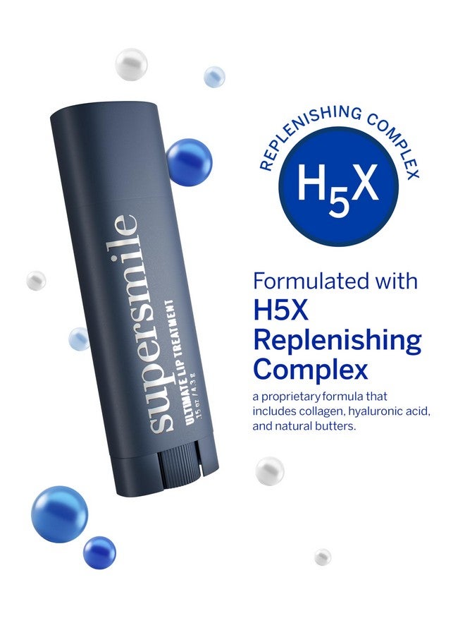 Supersmile Ultimate Lip Treatment Healing Chapstick For Dry Cracked Lips Nourishing Lip Balm With Collagen & Shea Butter Hydrating Lip Plumper & Soothing Lip Moisturizer - Image 2