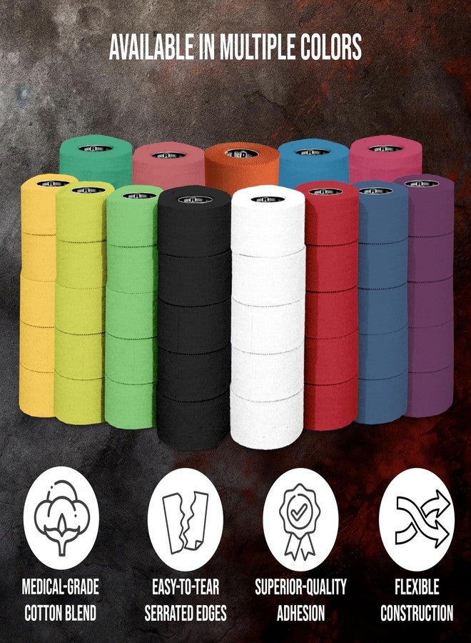 Ringside 1" Athletic Trainers Tape (15 Rolls), Adhesive Cotton Kinesiology Tape for Combat Sports, for Men and Women, 1" x 30', White - Image 3