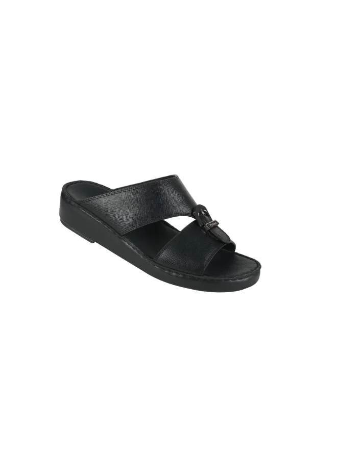 008-3904 Barjeel Uno Mens Arabic Sandals BSP1-68 Black