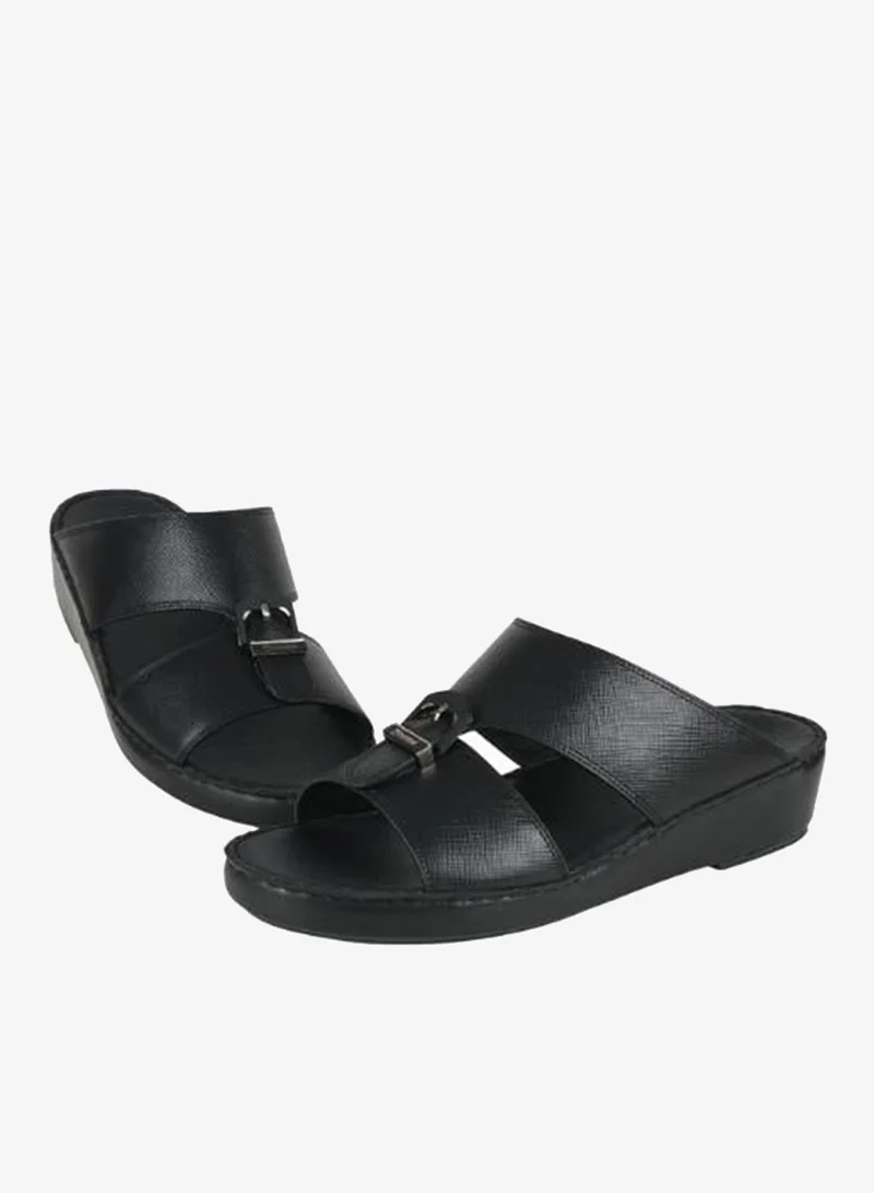 بارجيل أونو 008-3904 Barjeel Uno Mens Arabic Sandals BSP1-68 Black