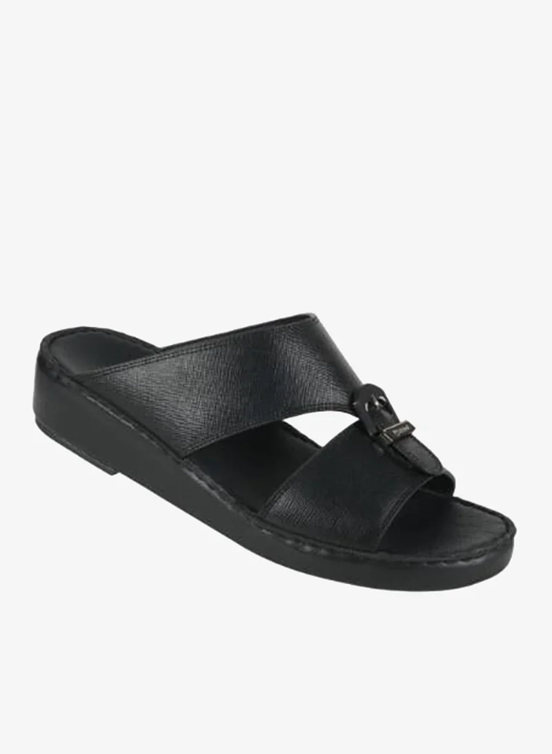 بارجيل أونو 008-3904 Barjeel Uno Mens Arabic Sandals BSP1-68 Black