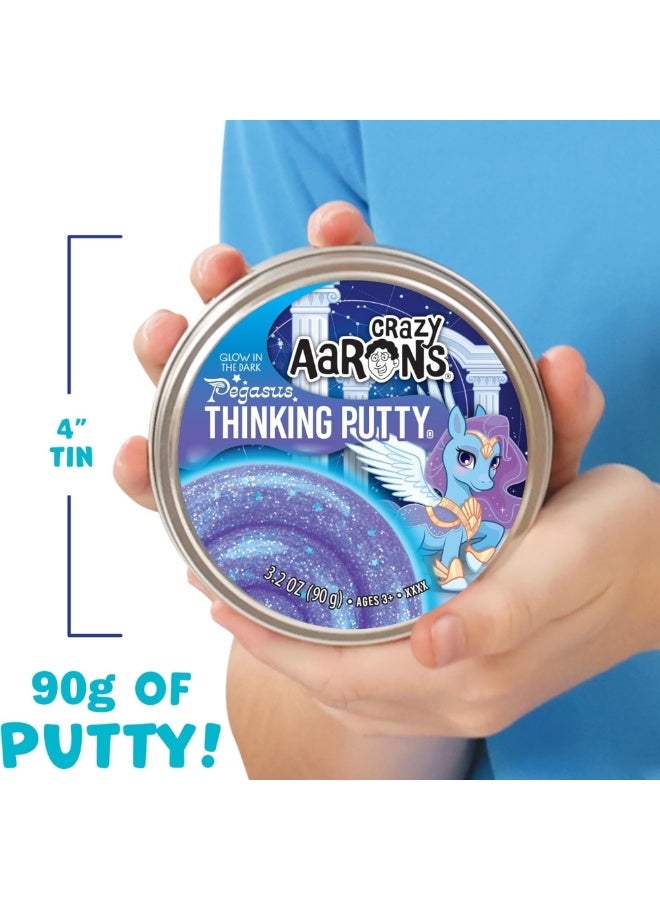 Crazy Aaron's Pegasus Thinking Putty, 4" Tin with 90g of Non-Toxic Sensory Play Putty which Never Dries Out, Soft Textured Creative Fidget Toy for Boys and Girls Ages 3Y+ - Image 4