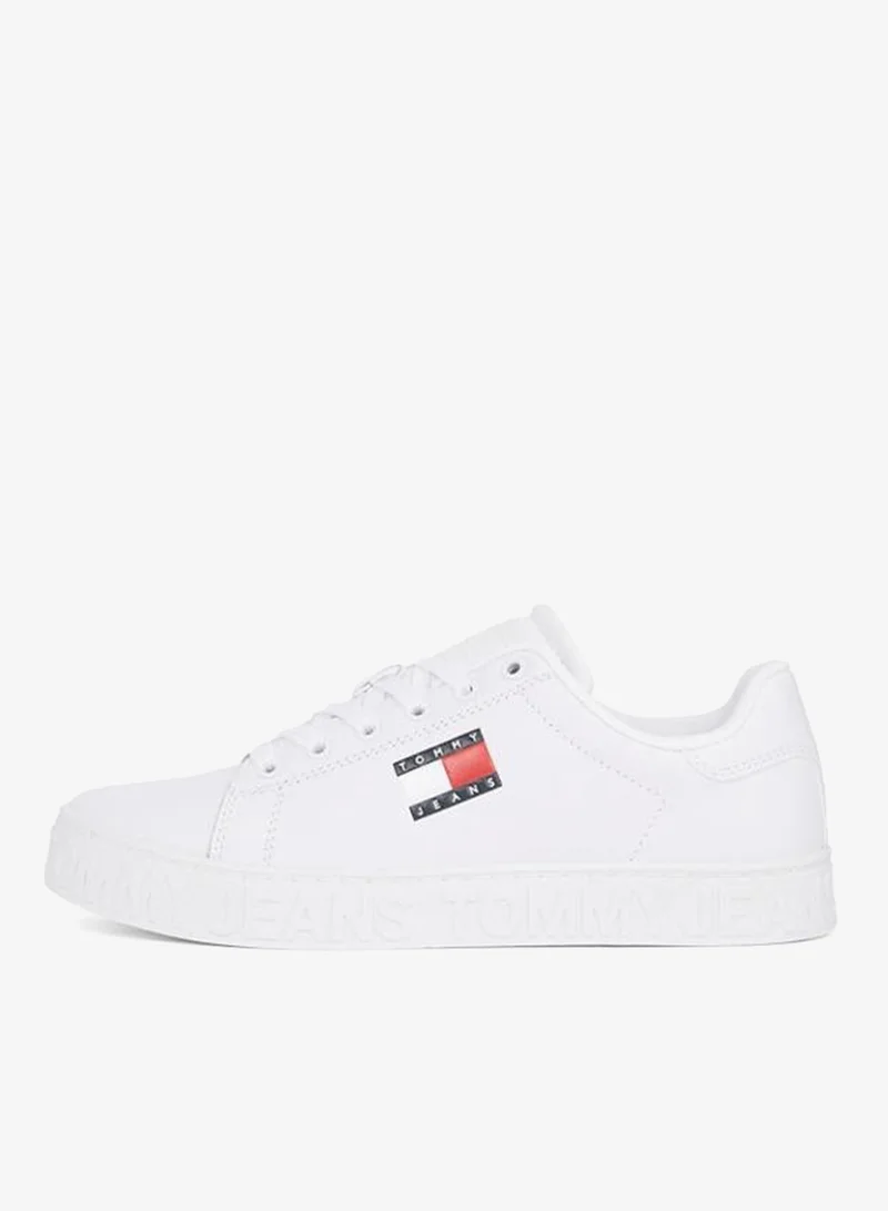 TOMMY JEANS Logo Detail Lace Up Low Top Sneakers