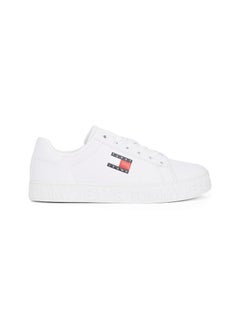 Logo Detail Lace Up Low Top Sneakers