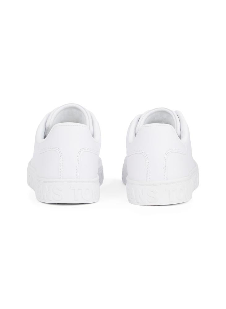TOMMY JEANS - Logo Detail Lace Up Low Top Sneakers - Image 1