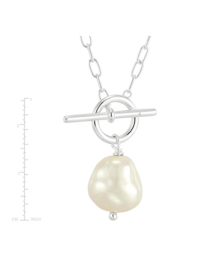Silpada 'Center Attention' Sterling Silver Pearl Pendant Necklace, 18" - Image 5