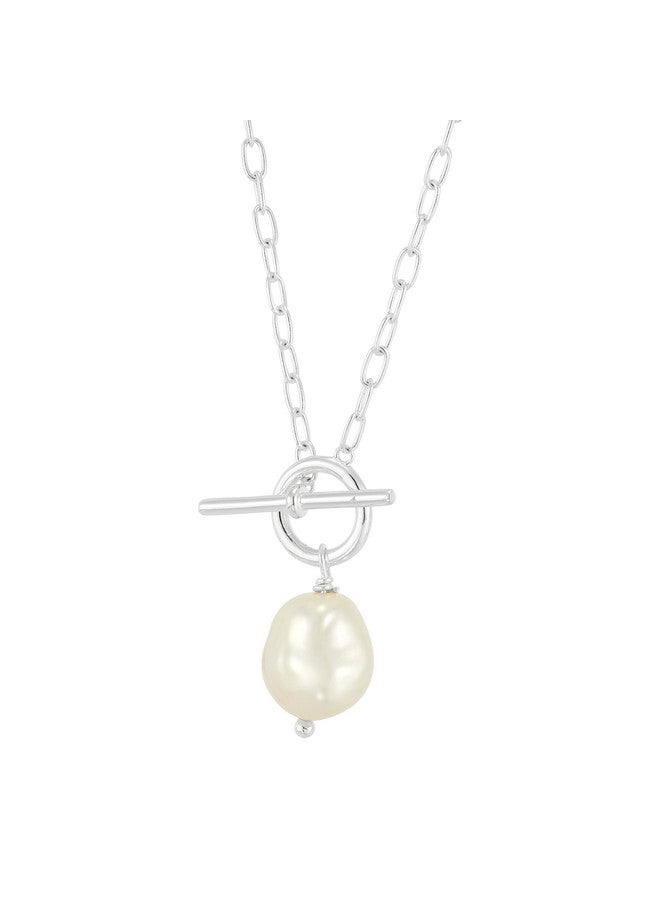 Silpada 'Center Attention' Sterling Silver Pearl Pendant Necklace, 18" - Image 2
