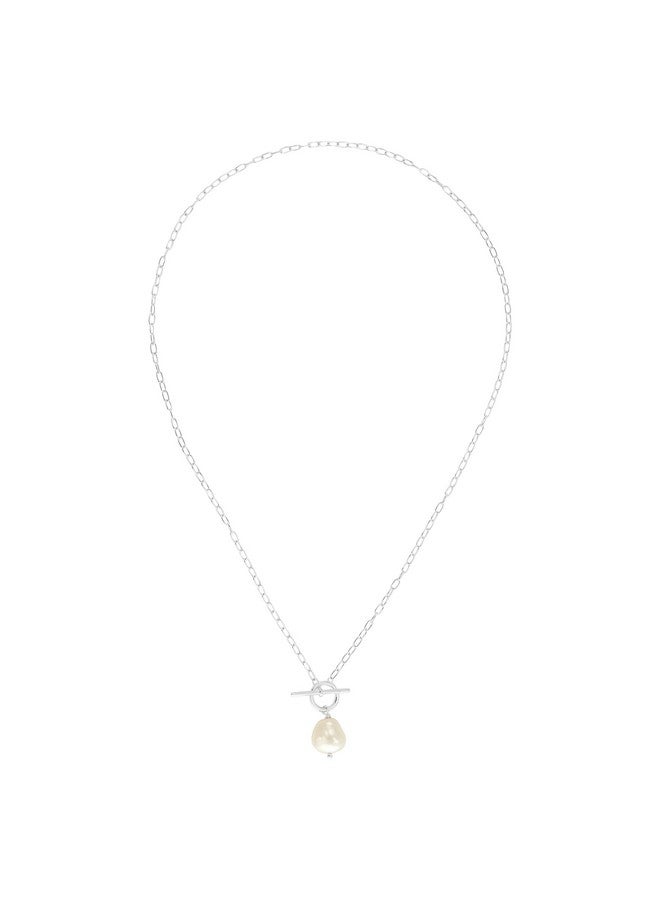 Silpada 'Center Attention' Sterling Silver Pearl Pendant Necklace, 18" - Image 3