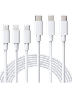 USB C to Lightning Cable MFi Certified 3Pack 6FT Fast iPhone 13 Charger Cable - Lightning to Type C Cable Compatible with iPhone 13 12 Pro 11 Max XS XR 8 Plus SE 2020 iPad Pro AirPods Pro