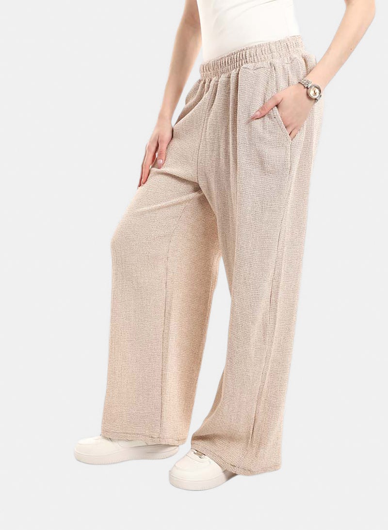 Red Circle Comfortable Elastic Waist Summer Lounge Pants - Image 2