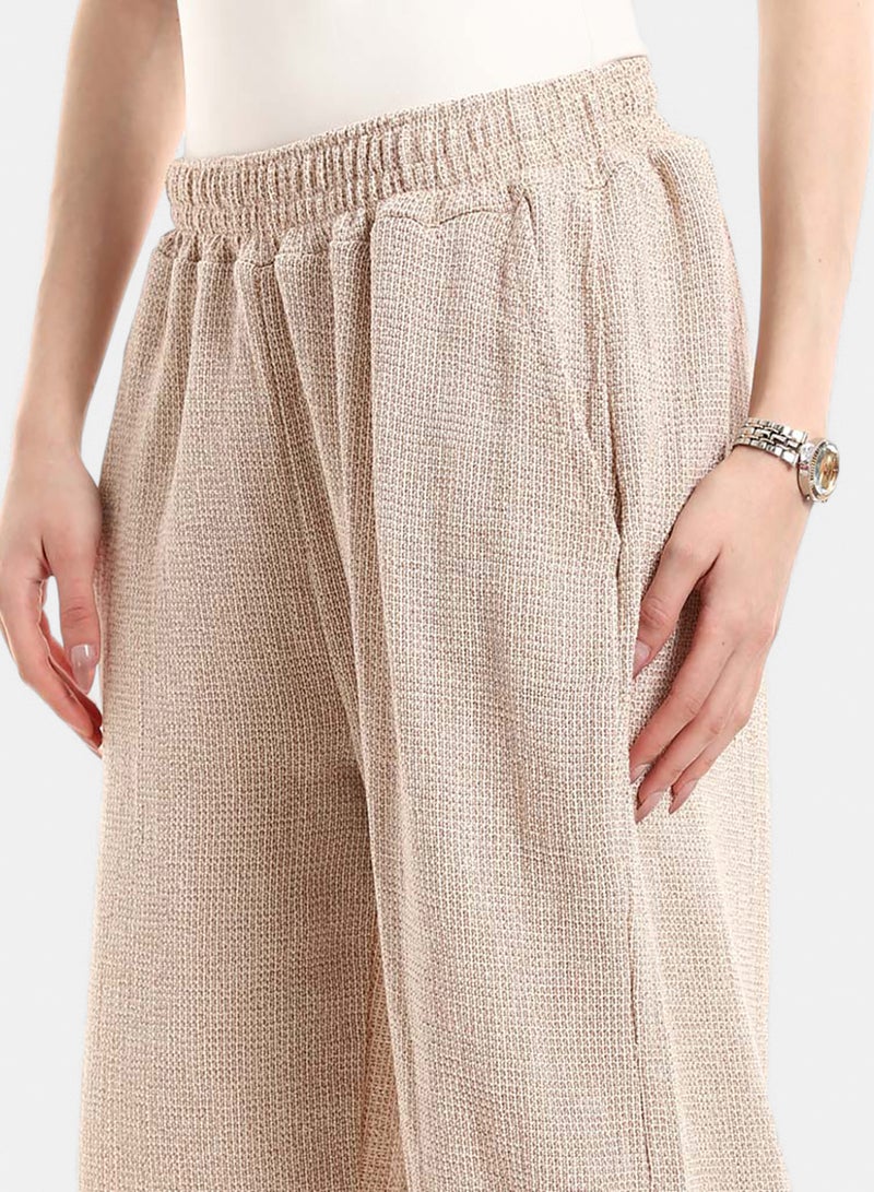 Red Circle Comfortable Elastic Waist Summer Lounge Pants - Image 3
