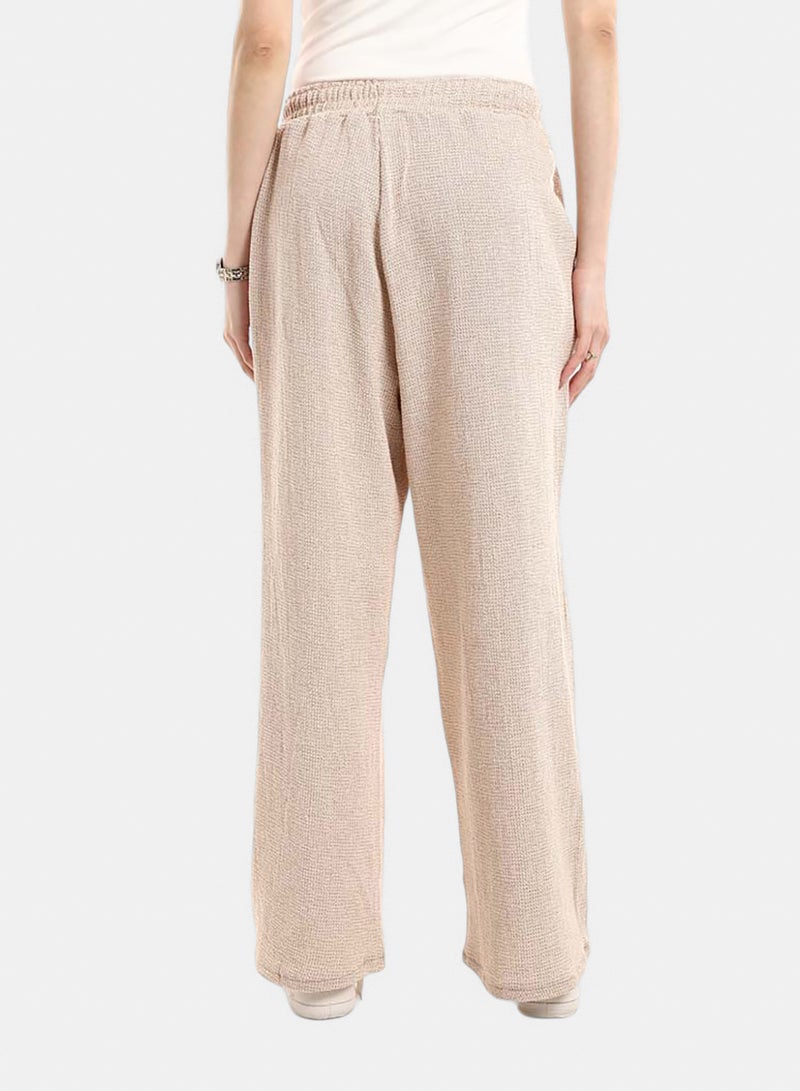 Red Circle Comfortable Elastic Waist Summer Lounge Pants - Image 4