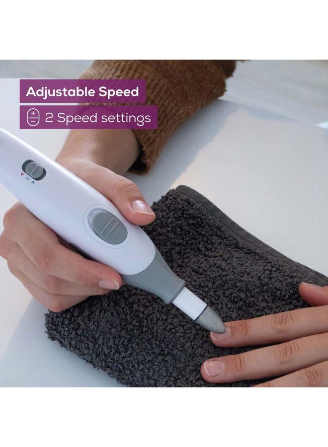 Beurer MP32 Electric Nail Drill with 7 Attachments, Manicure/Pedicure Set with 2-Speed Levels & Dual Rotation for Salon-Quality Nail Care at Home, Including Storage Case - Image 3