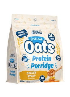 Applied Nutrition Critical Oats - Golden Syrup - (600g)  - Image 1