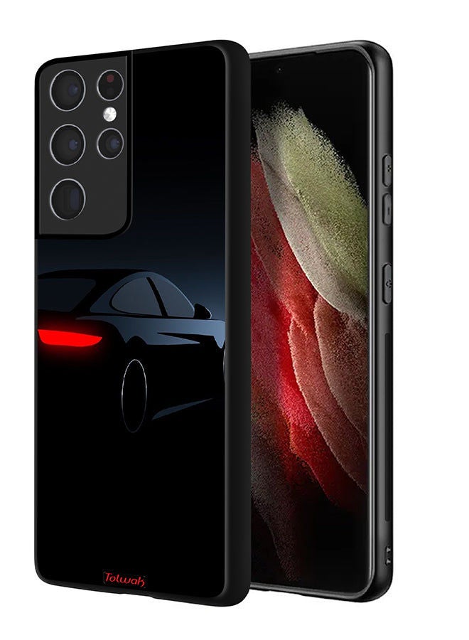 Tolwak Samsung Galaxy S21 Ultra 5G Protective Case Cover Dark Car - Image 1